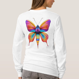 3D ATTRACTIVE BUTTERFLY PRINTED T-SHIRT