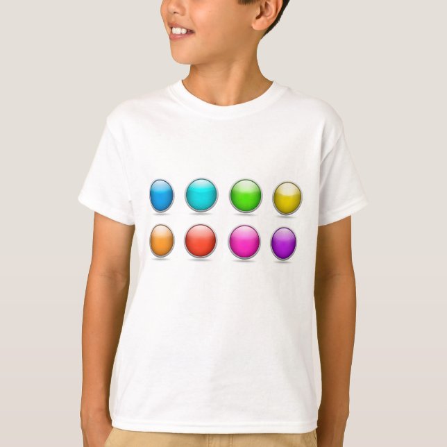 3D Balls Buttons Boy Chest Tee Funny Joke Trick (Front)