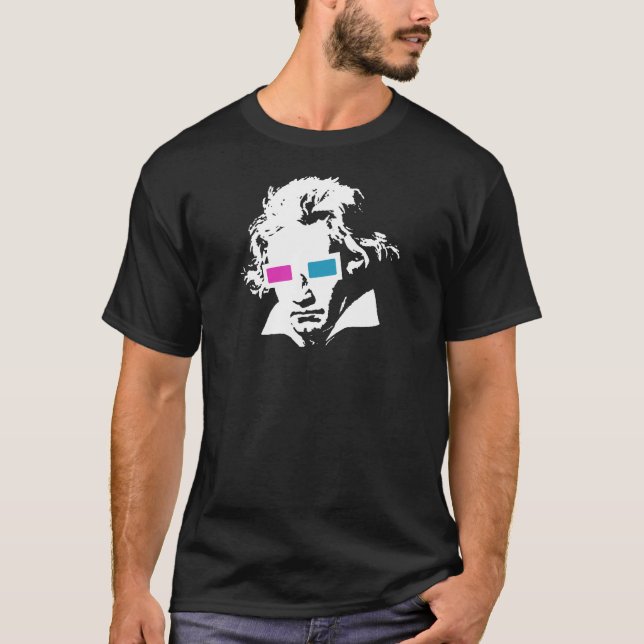 3D Beethoven T-Shirt (Front)