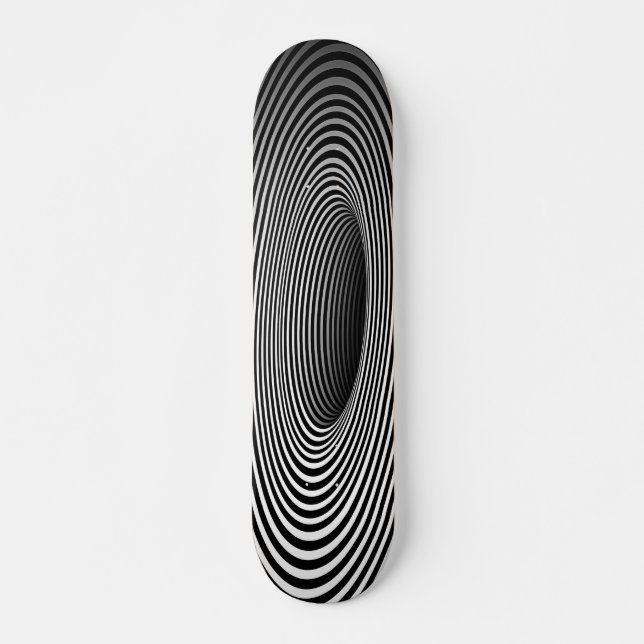 3D Black hole Skateboard (Front)