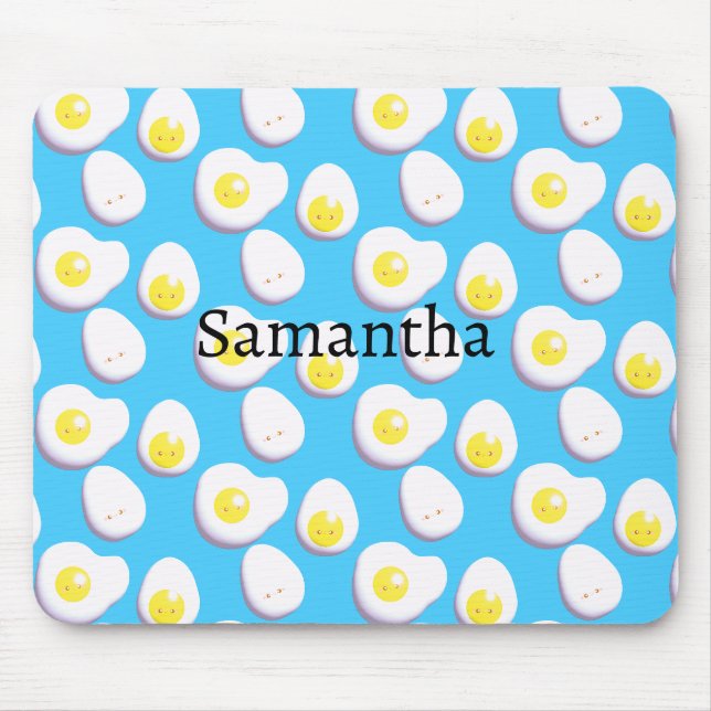 3D Boiled And Fried Eggs Mouse Pad (Front)