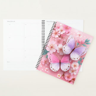 3D Butterflies  Planner Notebook