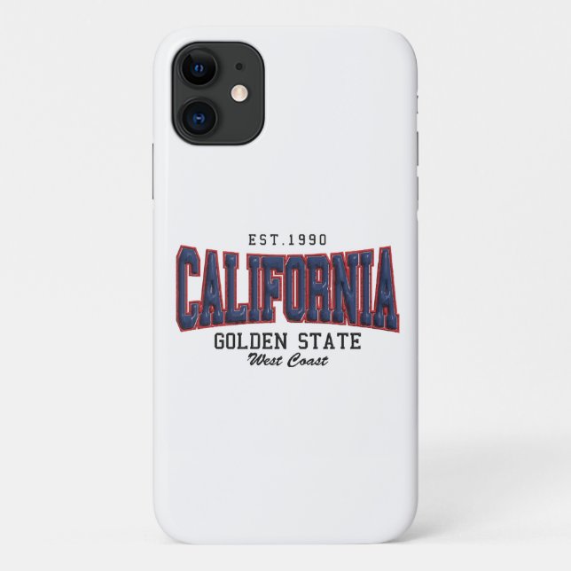 3D California  Case-Mate iPhone Case (Back)
