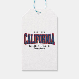 3D California Gift Tags