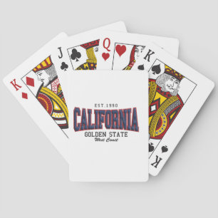 3D California  Playing Cards