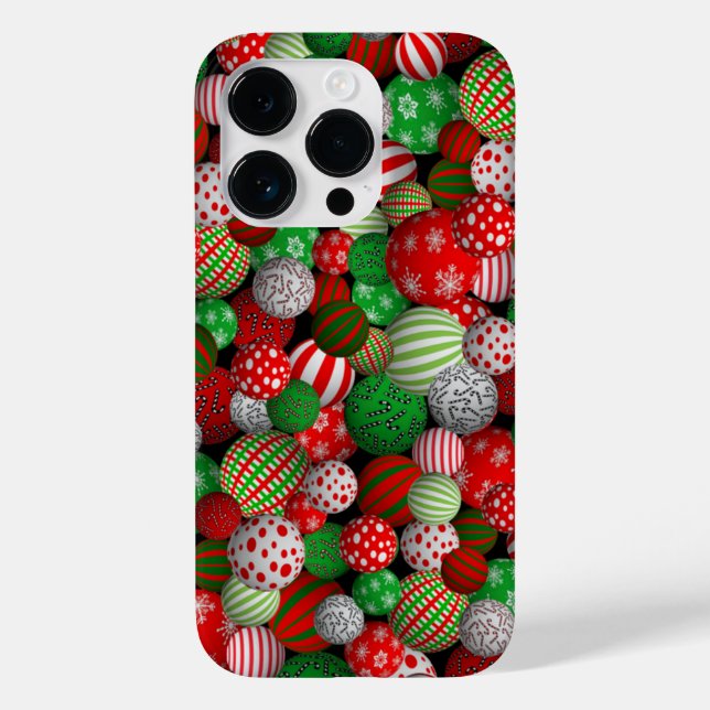 3D Christmas Balls Case-Mate iPhone Case (Back)