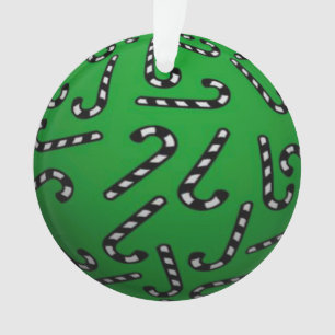 3D Christmas Candy Canes Ornament