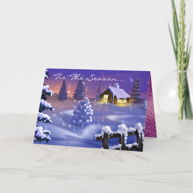 3D Christmas Holiday Card (Front)