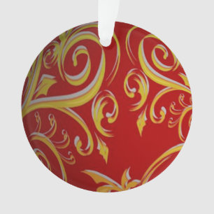 3D Christmas Swirl Ornament