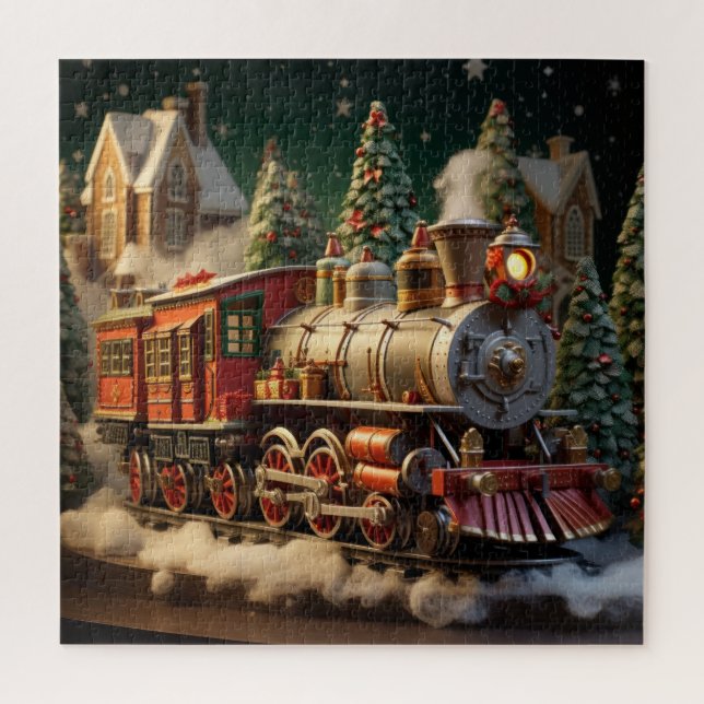3D Christmas Train Puzzle (Vertical)