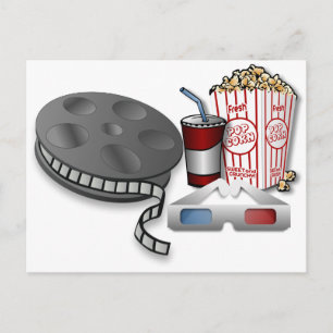 3D Cinema Postcard