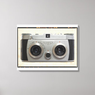 3D Classic Camera Canvas Print
