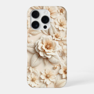 3D Colorful Flower iPhone 16 Pro Case