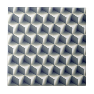 3D Cubes Pattern Tile