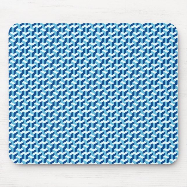 3D cubic fractal Mouse Pad (Front)