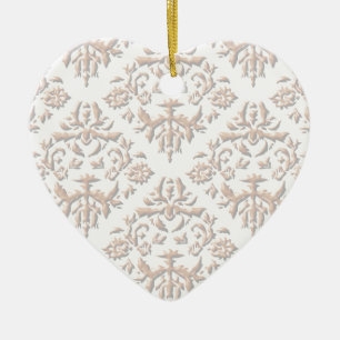 3D Damasks Ceramic Ornament