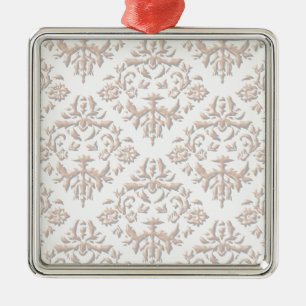 3D Damasks Metal Ornament
