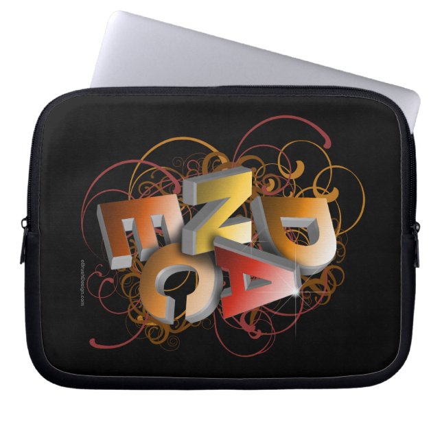 3D Dance  (fall) Laptop Sleeve (Front)