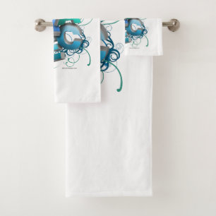 3D Dance (Spring) Bath Towel Set