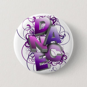 3D Dance (Summer) 2 Inch Round Button