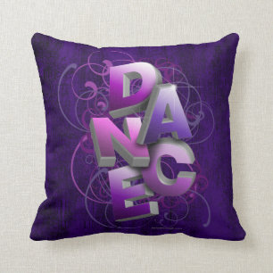 3D Dance (Summer) Throw Pillow