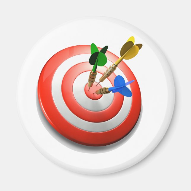 3D Darts BullsEYE Magnet (Front)