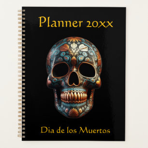 3D Day of the Dead skull, custom Planner