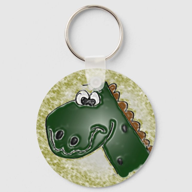 3D Dinosaur Keychain (Front)