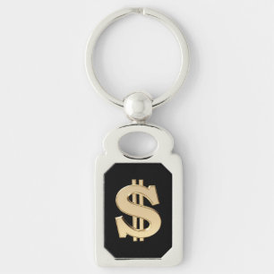 3D dollar sign Keychain
