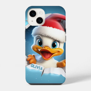 3D Duck Christmas iPhone 14 Case