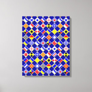 3D Effect Chequered Nautical Flag tiles Decor