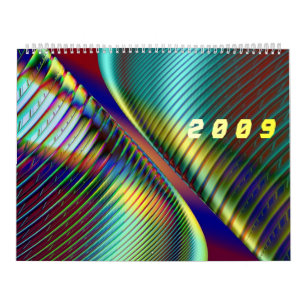 3D effects fractals Calendar