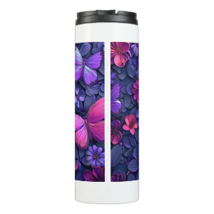 3D eye catching butterfly and flower mug