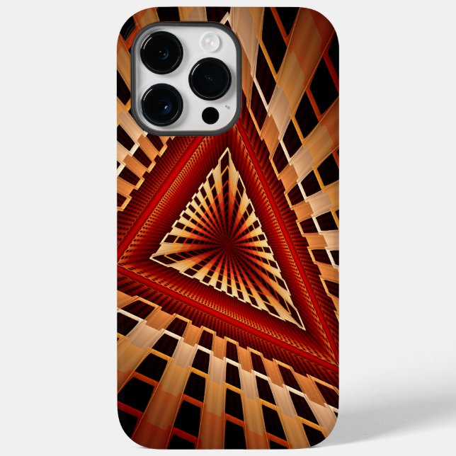 3D Fantasy Network Modern Fractal Graphic Design Case-Mate iPhone Case (Back)