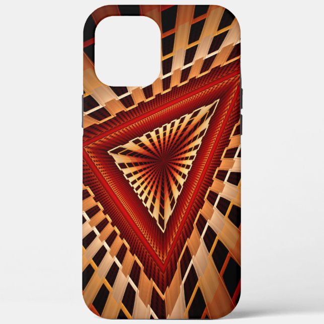 3D Fantasy Network Modern Fractal Graphic Design Case-Mate iPhone Case (Back)