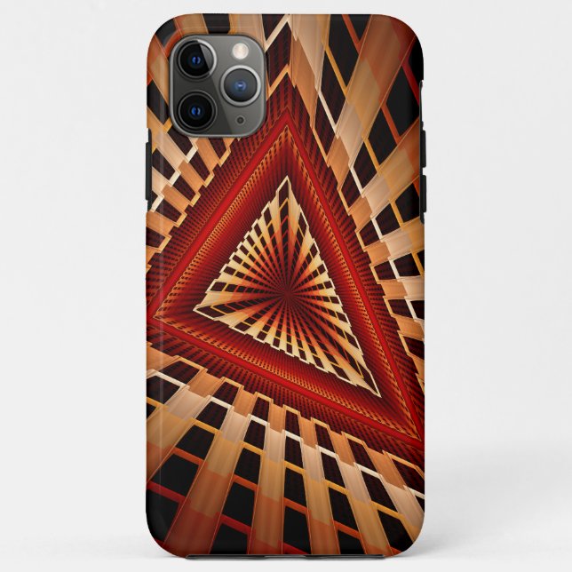 3D Fantasy Network Modern Fractal Graphic Design Case-Mate iPhone Case (Back)