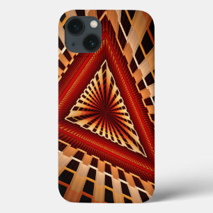 3D Fantasy Network Modern Fractal Graphic Design iPhone 13 Case