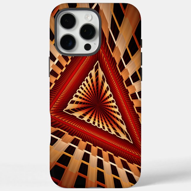 3D Fantasy Network Modern Fractal Graphic Design Case-Mate iPhone Case (Back)