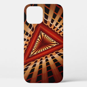 3D Fantasy Network Modern Fractal Graphic Design iPhone 12 Case