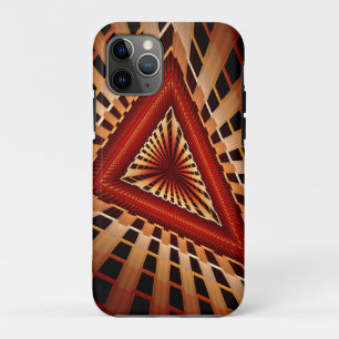 3D Fantasy Network Modern Fractal Graphic Design iPhone 11 Pro Case