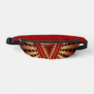 3D Fantasy Network Modern Fractal Graphic Design Fanny Pack