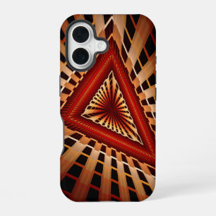 3D Fantasy Network Modern Fractal Graphic Design iPhone 16 Case