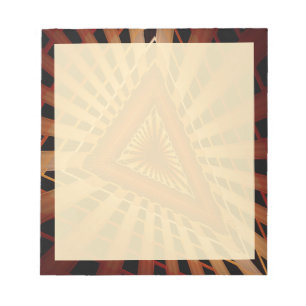 3D Fantasy Network Modern Fractal Graphic Design Notepad