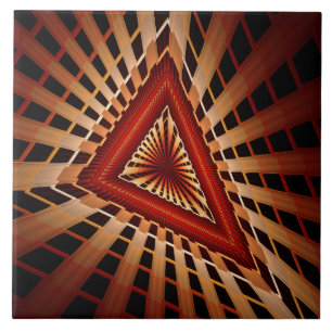 3D Fantasy Network Modern Fractal Graphic Design Tile