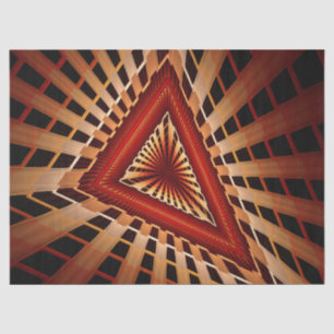 3D Fantasy Network Modern Fractal Graphic Design Tissue Paper