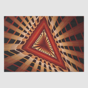 3D Fantasy Network Modern Fractal Graphic Design Tissue Paper