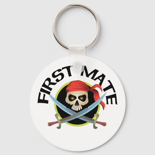 3D First Mate Keychain (Front)