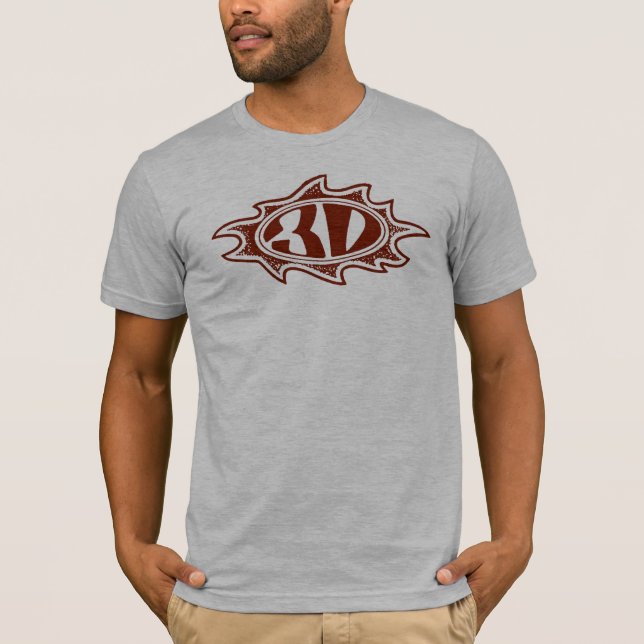 3d Flame Logo T-Shirt (Front)
