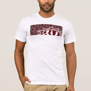 3d Flame & Script T-Shirt
