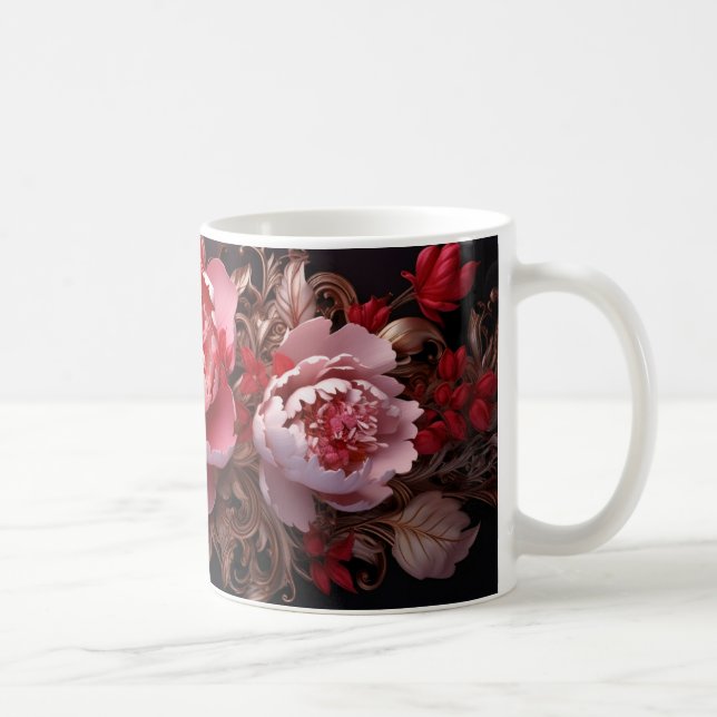 3D Floral Mug (Droite)